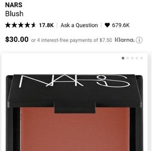 🥳SALE*2 NARS Blushes *Dolce Vita & *Orgasm Bundle